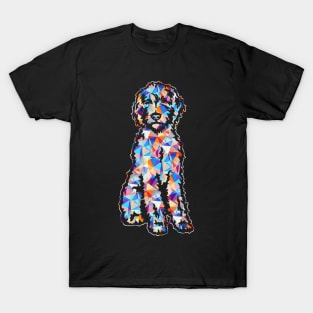 Labradoodle T shirt Labradoodle Geometric T-Shirt